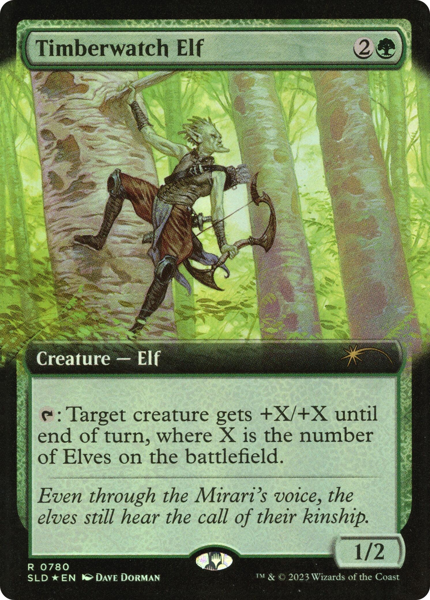 Timberwatch Elf (Extended Art) [Secret Lair Drop Series] | I Want That Stuff Brandon