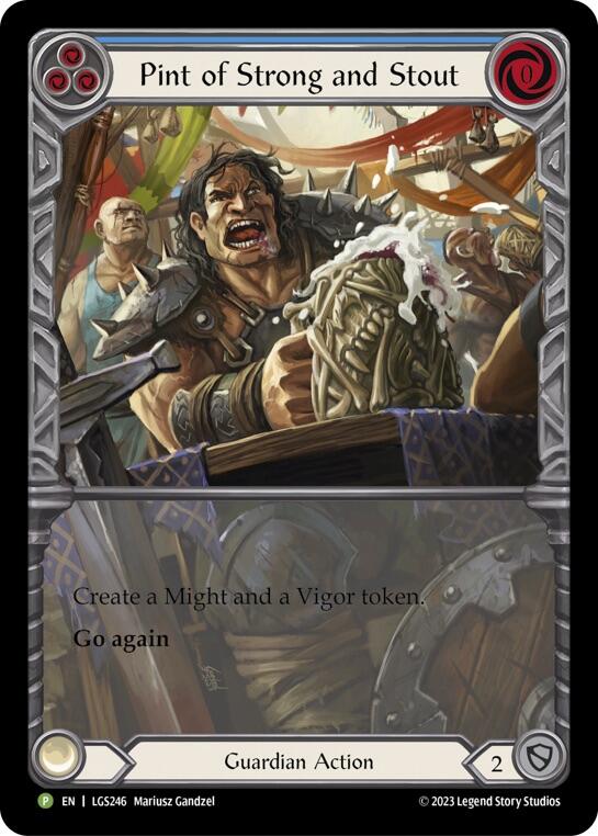 Pint of Strong and Stout [LGS246] (Promo)  Rainbow Foil | I Want That Stuff Brandon