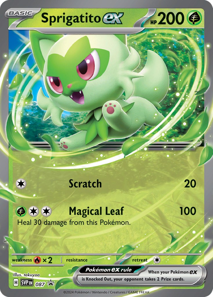 Sprigatito ex (087) [Scarlet & Violet: Black Star Promos] | I Want That Stuff Brandon