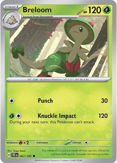 Breloom (007/162) [Scarlet & Violet: Temporal Forces] | I Want That Stuff Brandon