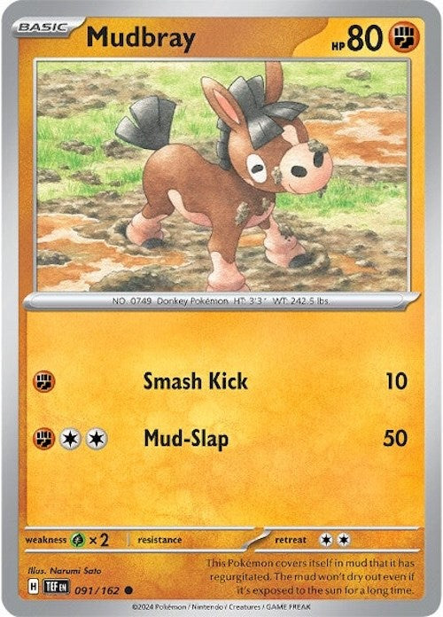 Mudbray (091/162) [Scarlet & Violet: Temporal Forces] | I Want That Stuff Brandon