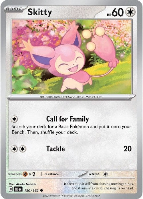 Skitty (130/162) [Scarlet & Violet: Temporal Forces] | I Want That Stuff Brandon