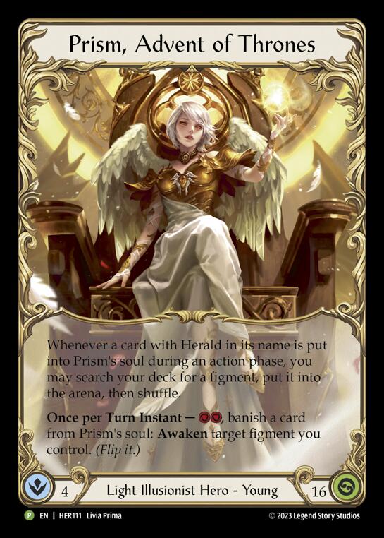 Prism, Advent of Thrones [HER111] (Promo)  Rainbow Foil | I Want That Stuff Brandon