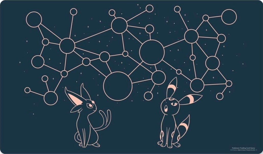 Playmat - Espeon & Umbreon Starry Constellations | I Want That Stuff Brandon