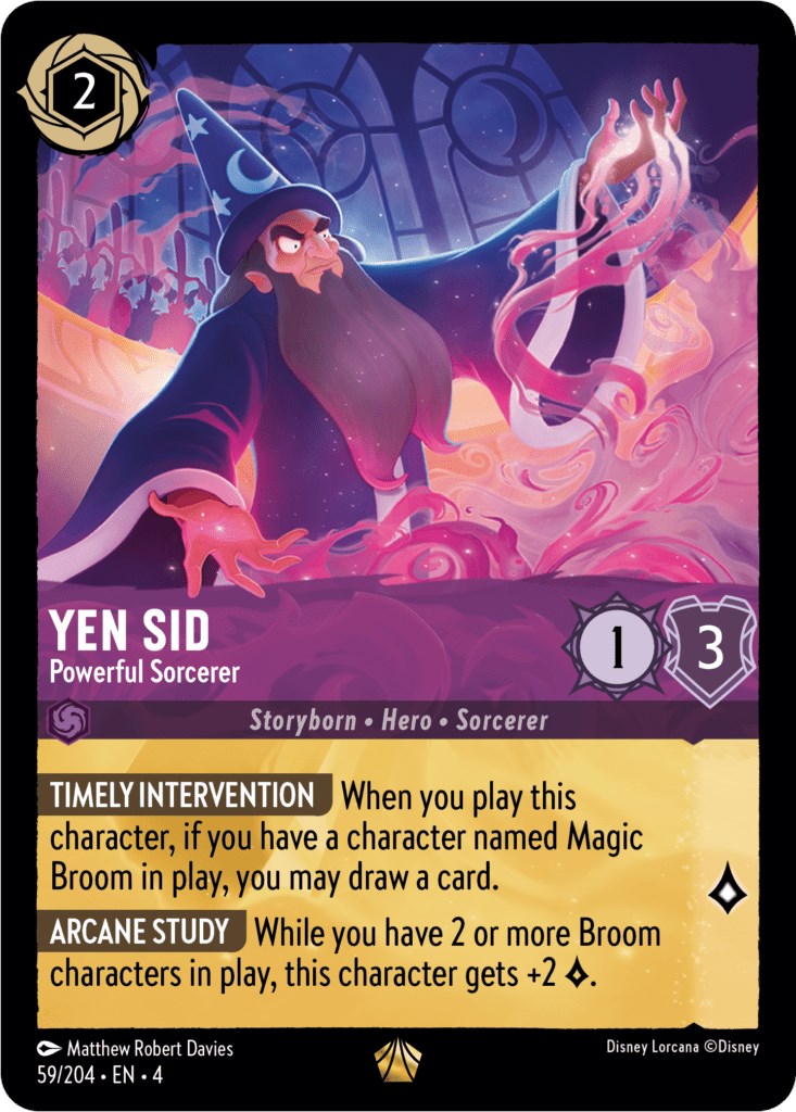 Yen Sid - Powerful Sorcerer (59/204) (59/204) [Ursula's Return] | I Want That Stuff Brandon