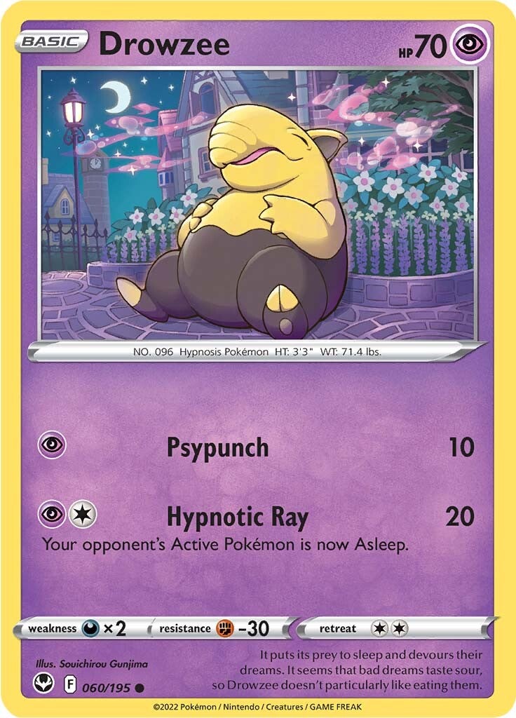 Drowzee (060/195) [Sword & Shield: Silver Tempest] | I Want That Stuff Brandon