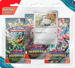 Scarlet & Violet: Twilight Masquerade - 3-Pack Blisters (Snorlax) | I Want That Stuff Brandon