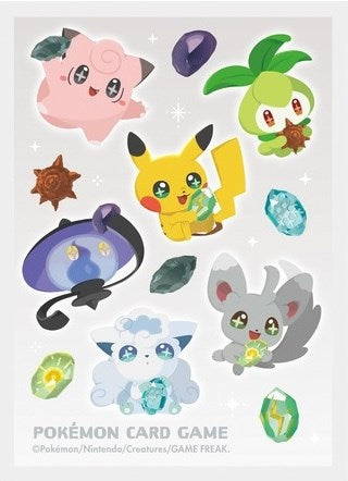 Card Sleeves - Evolution Stone Cuties (64-Pack) (Pokemon Center Japan Exclusive) | I Want That Stuff Brandon