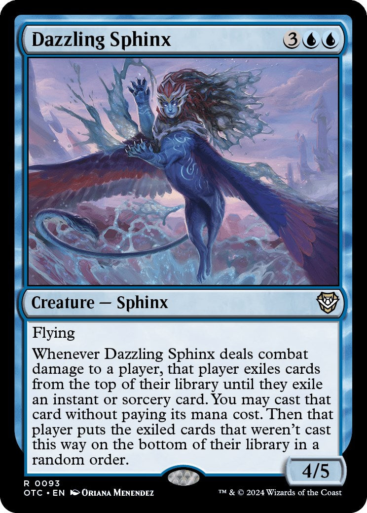 Dazzling Sphinx [Outlaws of Thunder Junction Commander] | I Want That Stuff Brandon