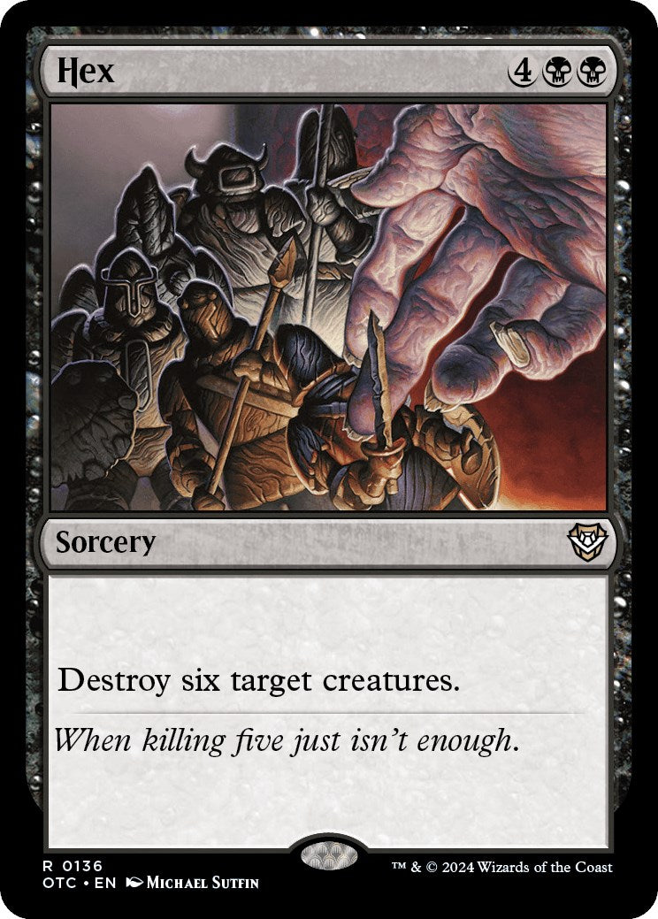 Hex [Outlaws of Thunder Junction Commander] | I Want That Stuff Brandon