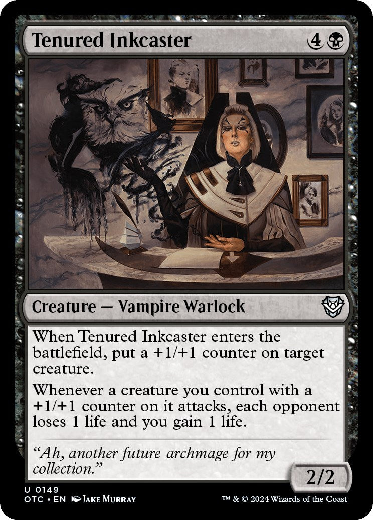 Tenured Inkcaster [Outlaws of Thunder Junction Commander] | I Want That Stuff Brandon