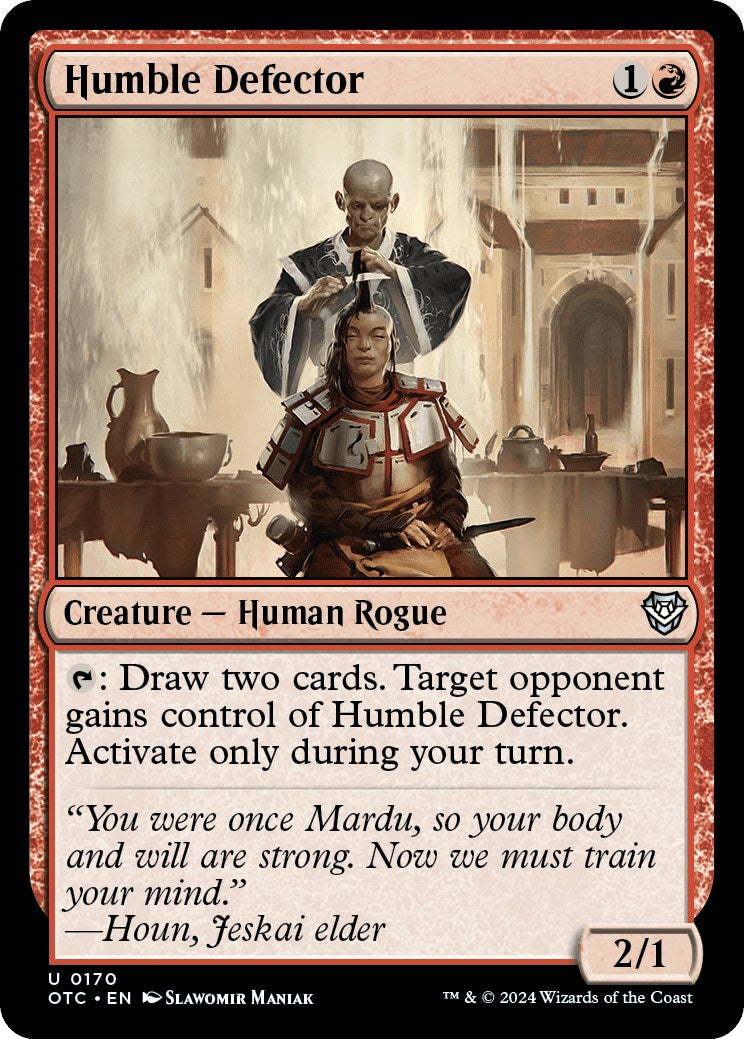 Humble Defector [Outlaws of Thunder Junction Commander] | I Want That Stuff Brandon