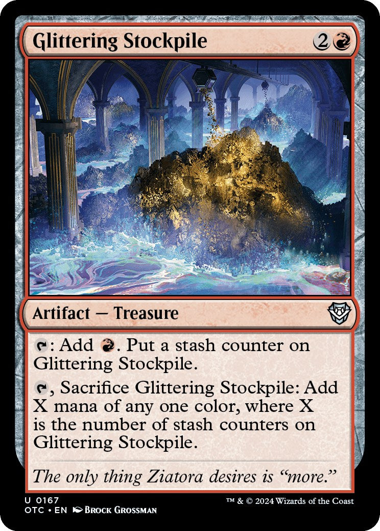 Glittering Stockpile [Outlaws of Thunder Junction Commander] | I Want That Stuff Brandon