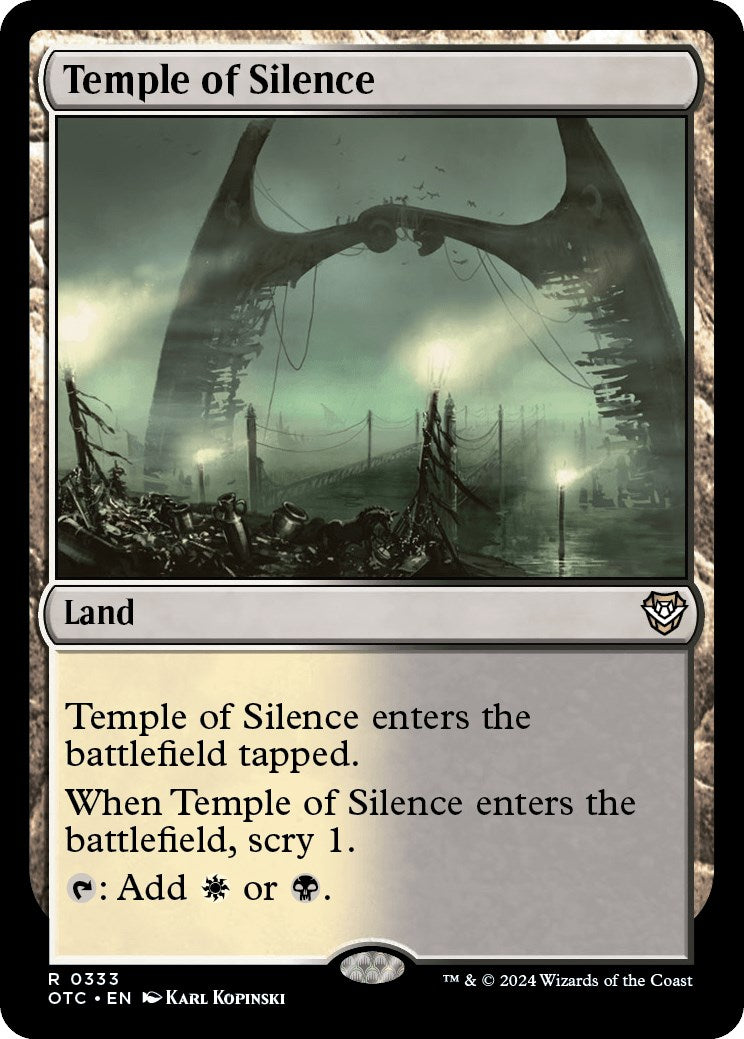 Temple of Silence [Outlaws of Thunder Junction Commander] | I Want That Stuff Brandon