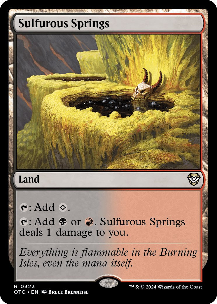 Sulfurous Springs [Outlaws of Thunder Junction Commander] | I Want That Stuff Brandon