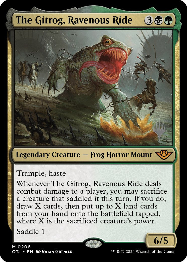 The Gitrog, Ravenous Ride (Promo Pack) [Outlaws of Thunder Junction Promos] | I Want That Stuff Brandon