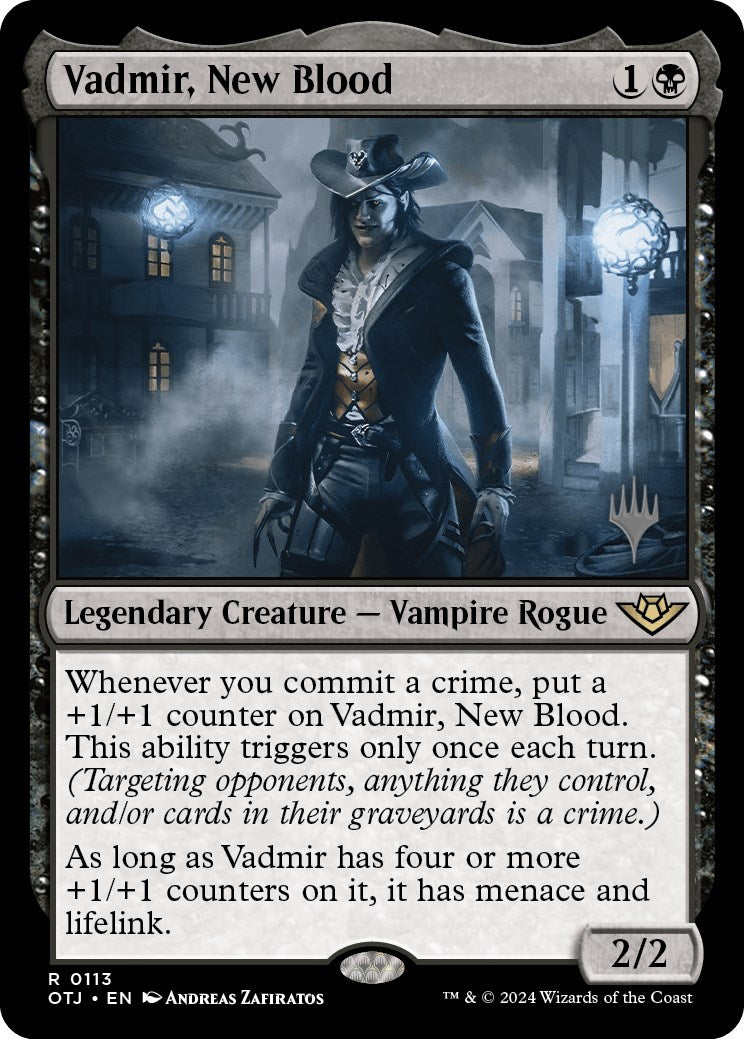 Vadmir, New Blood (Promo Pack) [Outlaws of Thunder Junction Promos] | I Want That Stuff Brandon