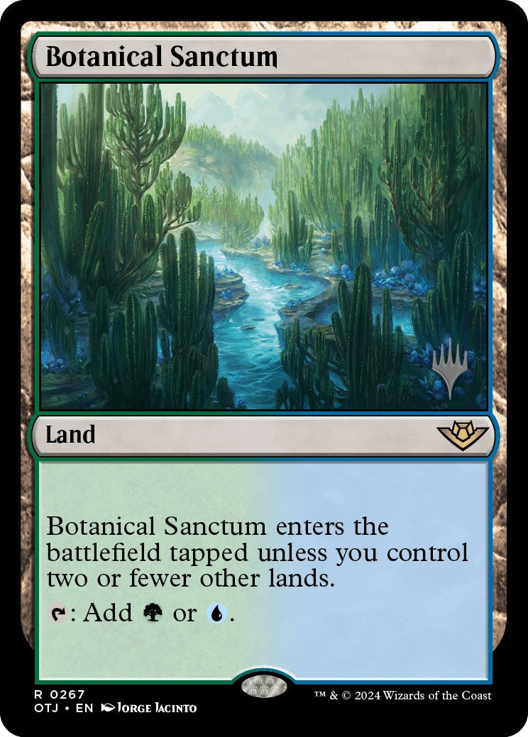 Botanical Sanctum (Promo Pack) [Outlaws of Thunder Junction Promos] | I Want That Stuff Brandon