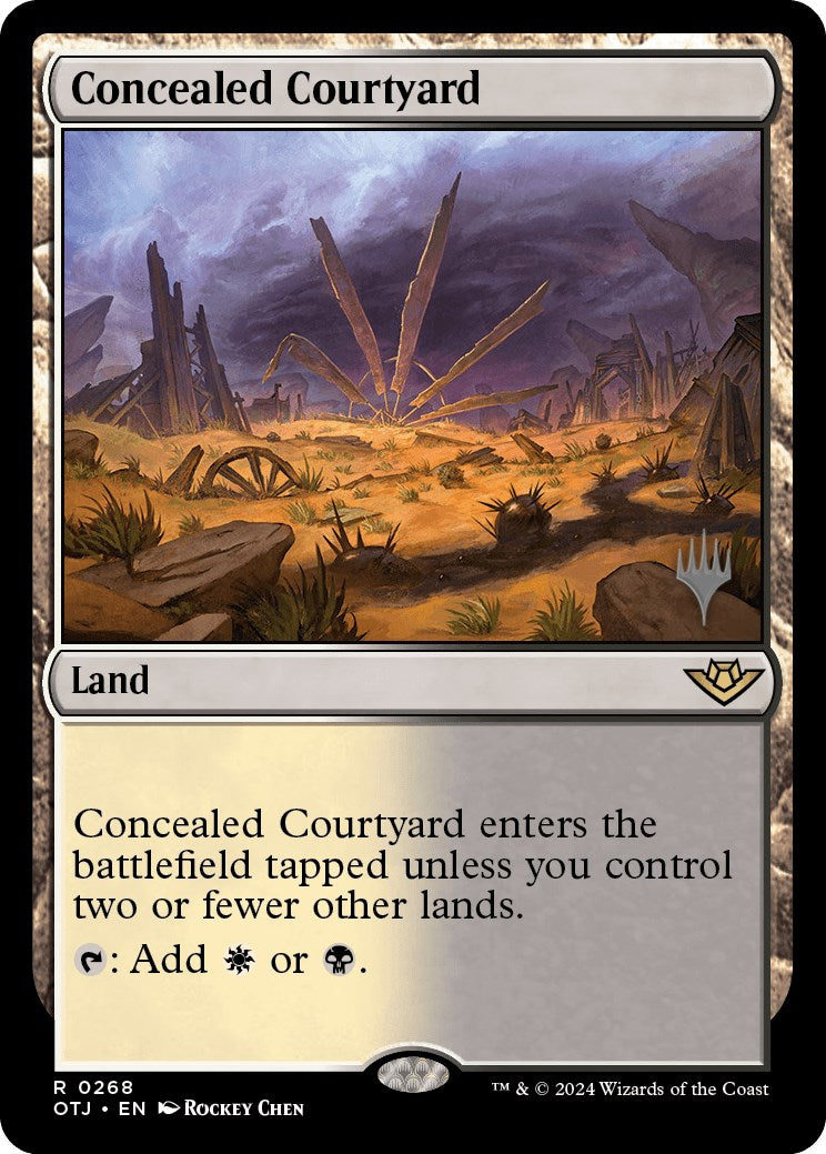 Concealed Courtyard (Promo Pack) [Outlaws of Thunder Junction Promos] | I Want That Stuff Brandon