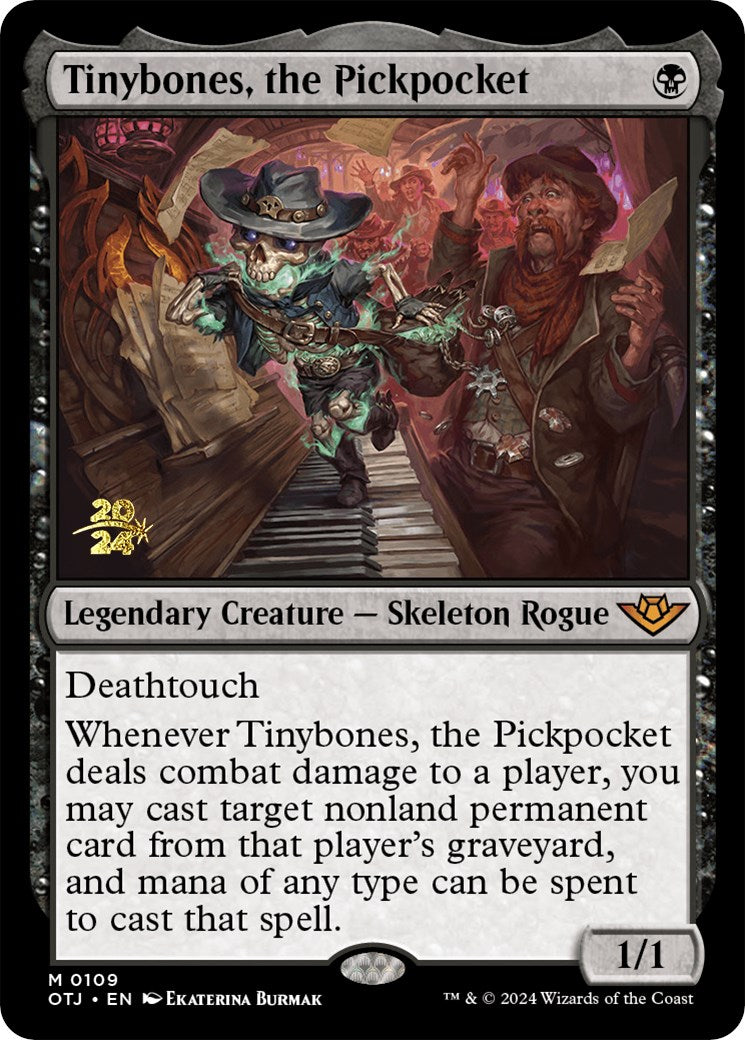 Tinybones, the Pickpocket [Outlaws of Thunder Junction Prerelease Promos] | I Want That Stuff Brandon