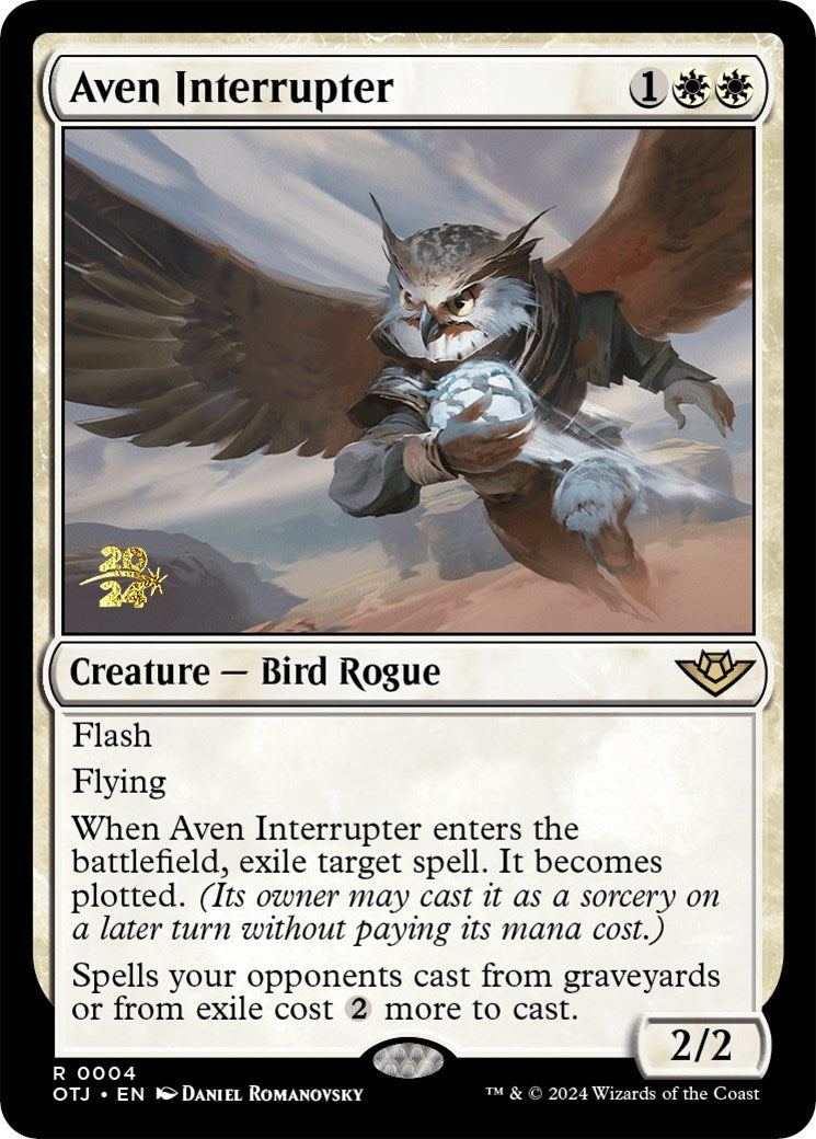 Aven Interrupter [Outlaws of Thunder Junction Prerelease Promos] | I Want That Stuff Brandon