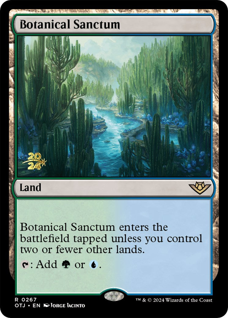 Botanical Sanctum (OTJ) [Outlaws of Thunder Junction Prerelease Promos] | I Want That Stuff Brandon