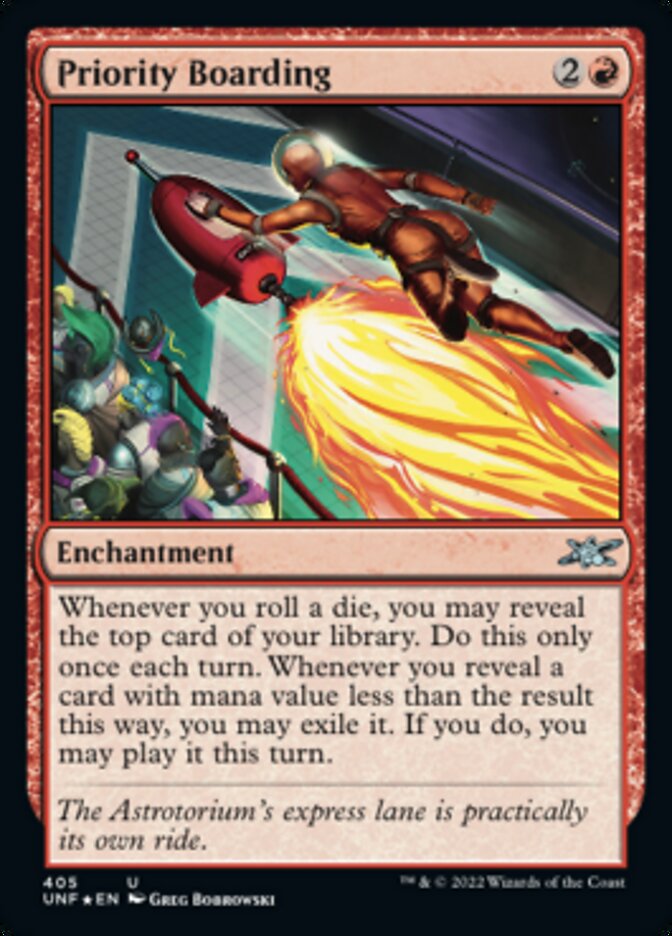 Priority Boarding (Galaxy Foil) [Unfinity] | I Want That Stuff Brandon