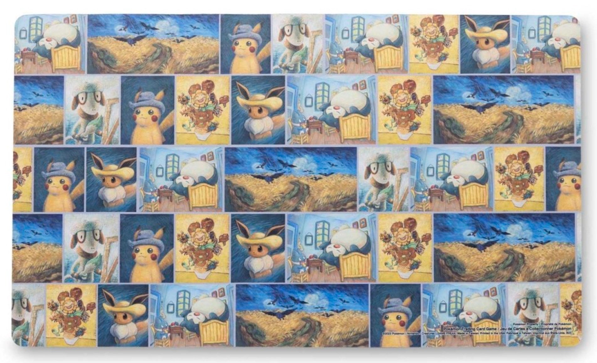 Playmat - Pokemon Inspired by Paintings from the Van Gogh Museum Playmat (Pokemon Center × Van Gogh Museum) | I Want That Stuff Brandon