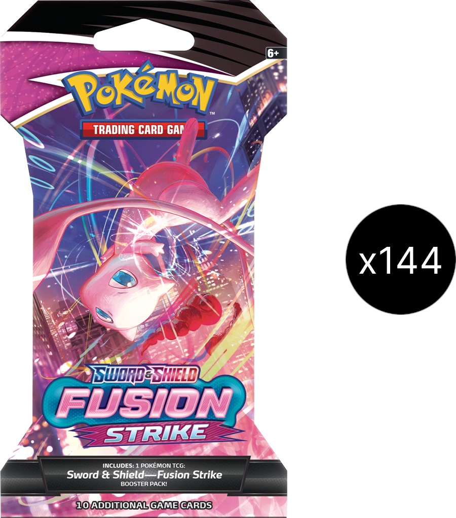 Sword & Shield: Fusion Strike - Sleeved Booster Case | I Want That Stuff Brandon