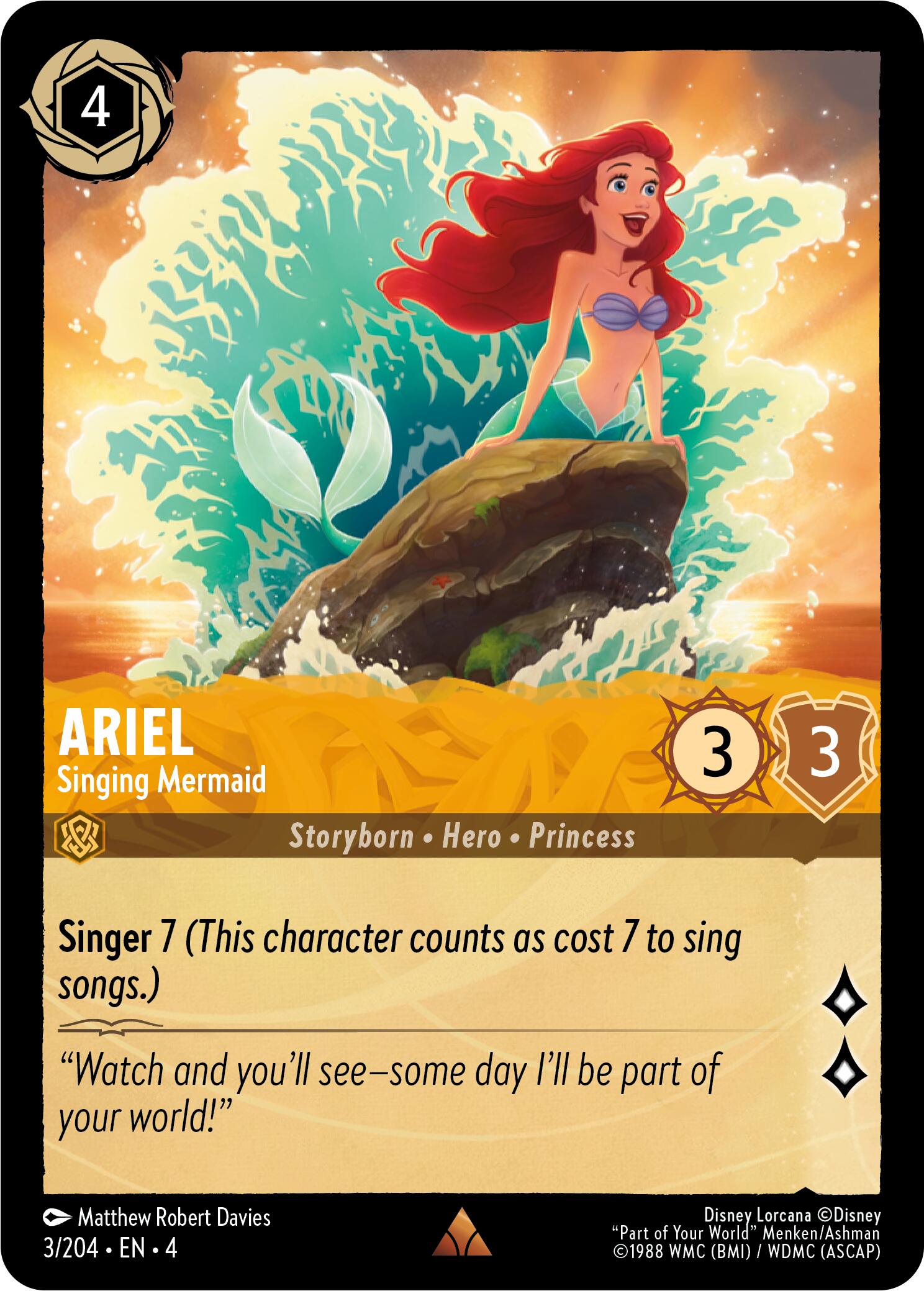 Ariel - Singing Mermaid (3/204) [Ursula's Return] | I Want That Stuff Brandon