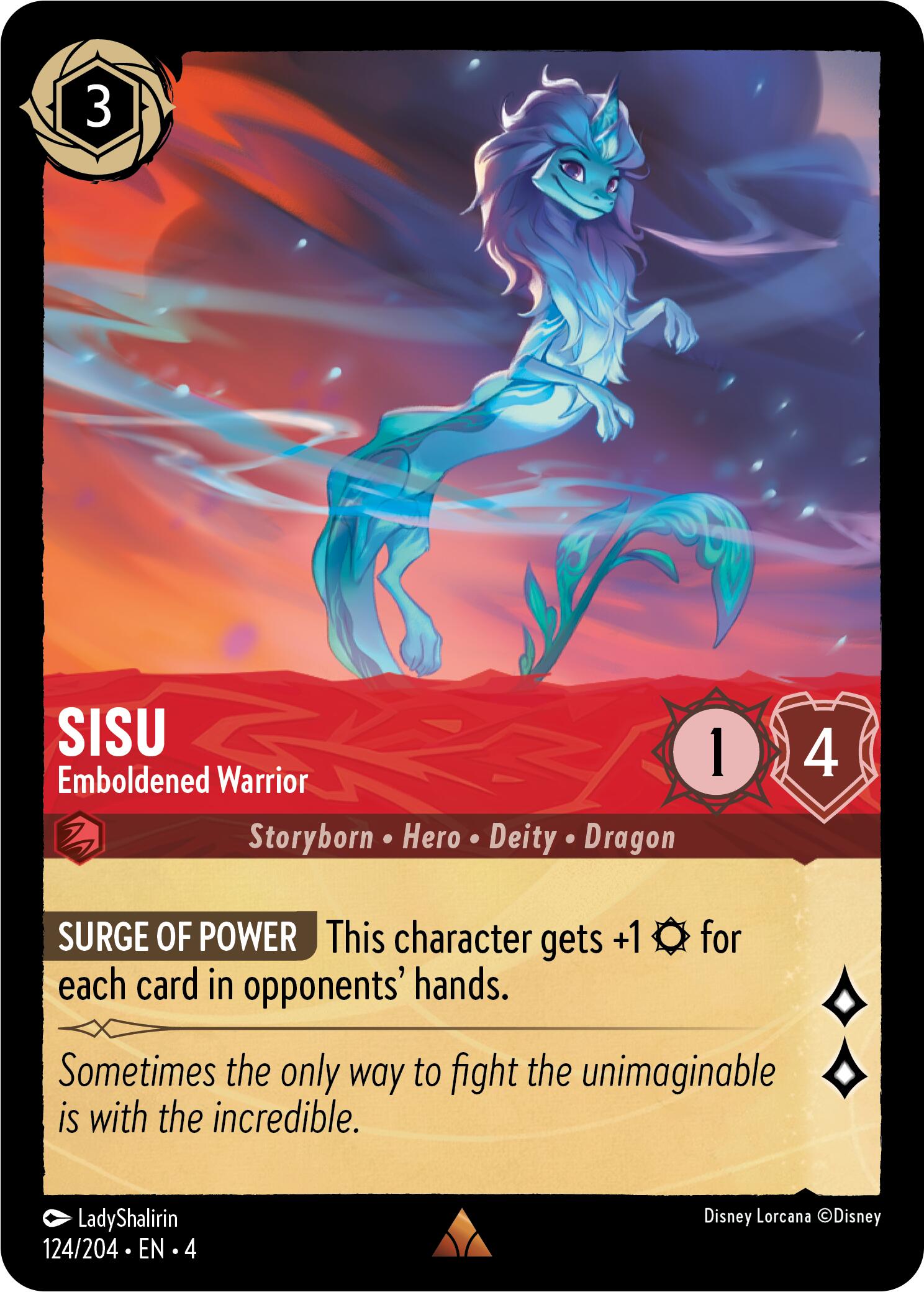 Sisu - Emboldened Warrior (124/204) [Ursula's Return] | I Want That Stuff Brandon