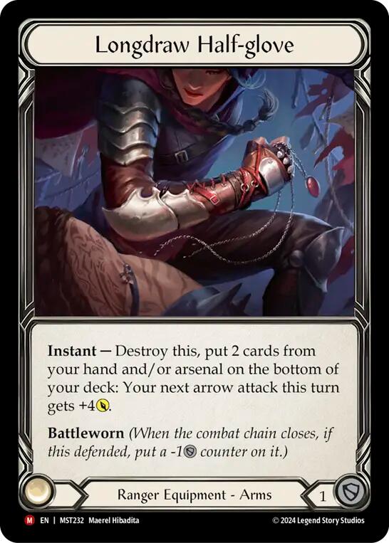 Longdraw Half-glove [MST232] (Part the Mistveil)  Cold Foil | I Want That Stuff Brandon