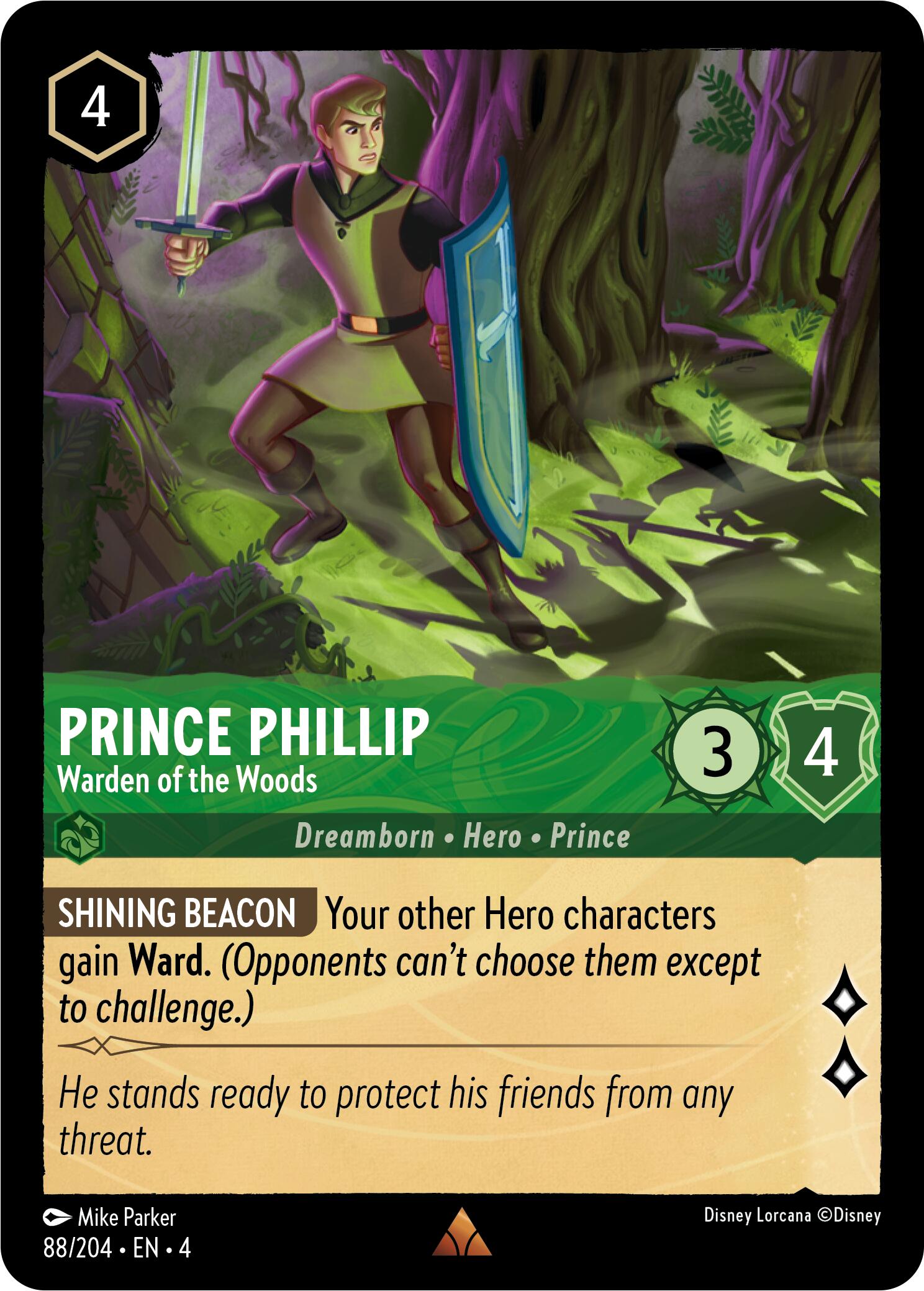 Prince Phillip - Warden of the Woods (88/204) [Ursula's Return] | I Want That Stuff Brandon