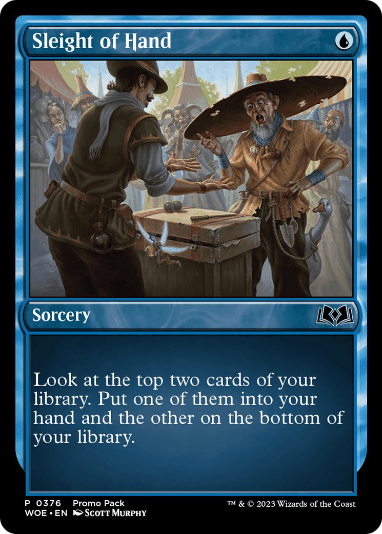 Sleight of Hand (Promo Pack) [Wilds of Eldraine Promos] | I Want That Stuff Brandon