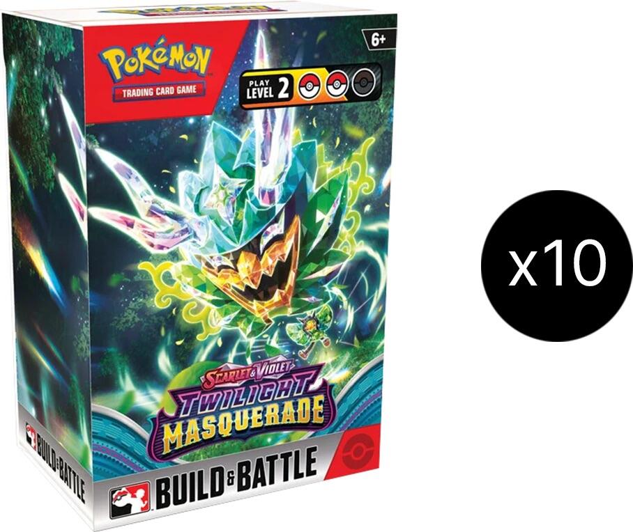 Scarlet & Violet: Twilight Masquerade - Build and Battle Box Display | I Want That Stuff Brandon