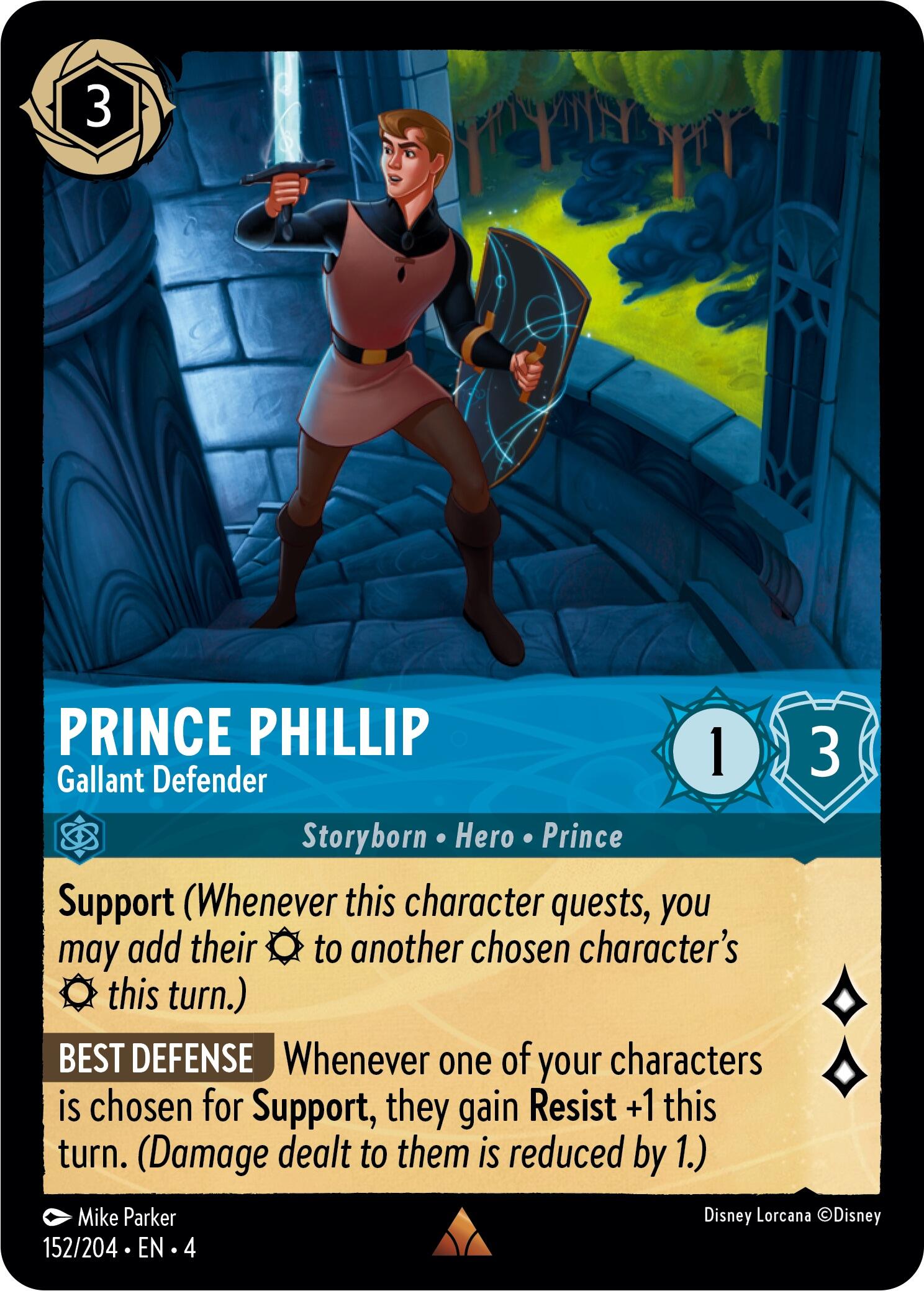 Prince Phillip - Gallant Defender (152/204) [Ursula's Return] | I Want That Stuff Brandon