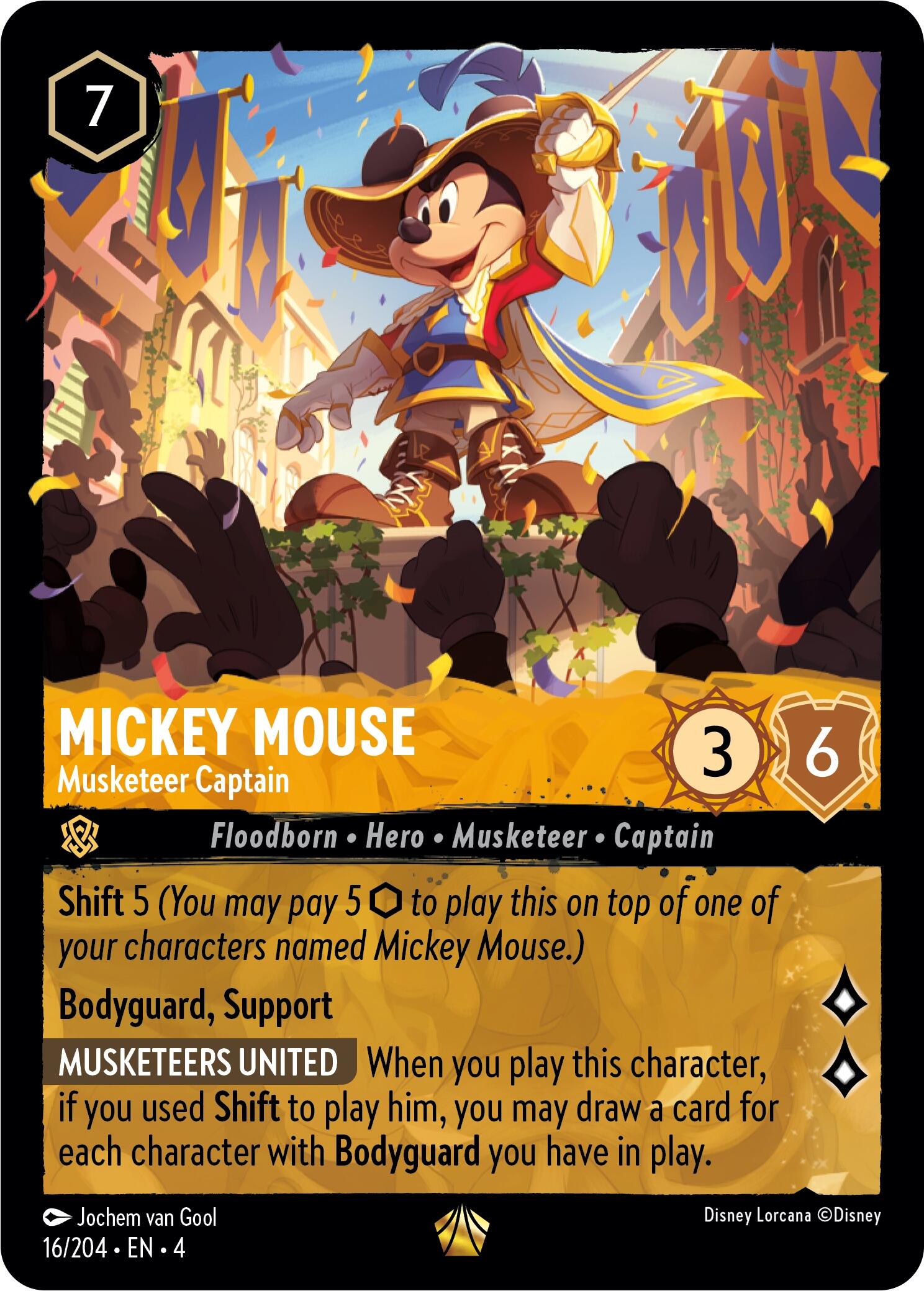 Mickey Mouse - Musketeer Captain (16/204) [Ursula's Return] | I Want That Stuff Brandon