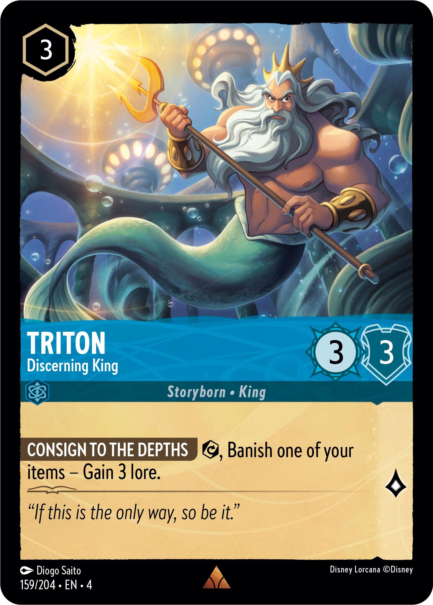 Triton - Discerning King (159/204) [Ursula's Return] | I Want That Stuff Brandon
