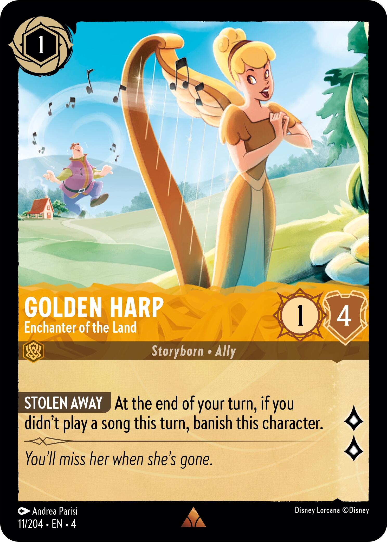 Golden Harp - Enchanter of the Land (11/204) [Ursula's Return] | I Want That Stuff Brandon