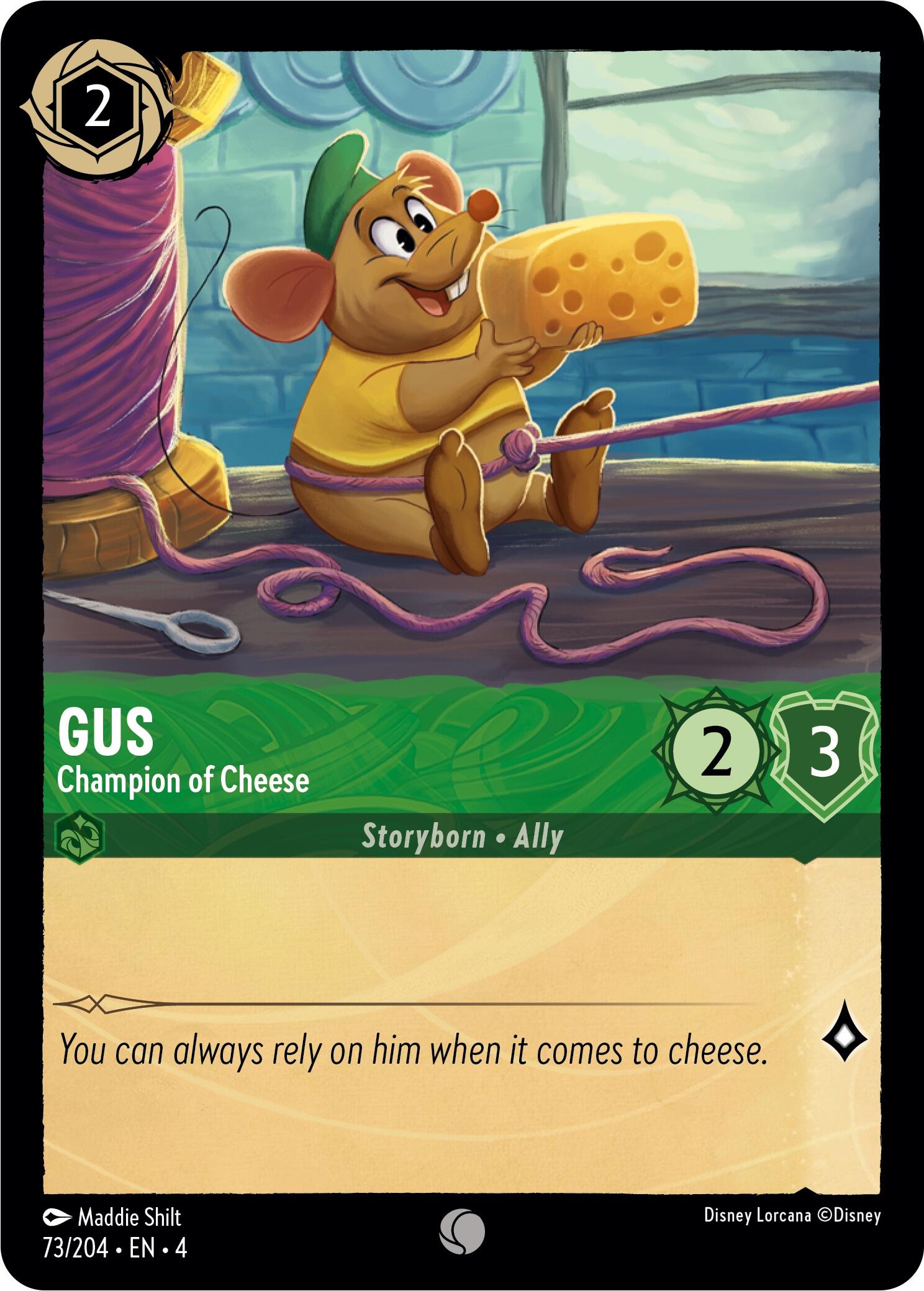 Gus - Champion of Cheese (73/204) [Ursula's Return] | I Want That Stuff Brandon