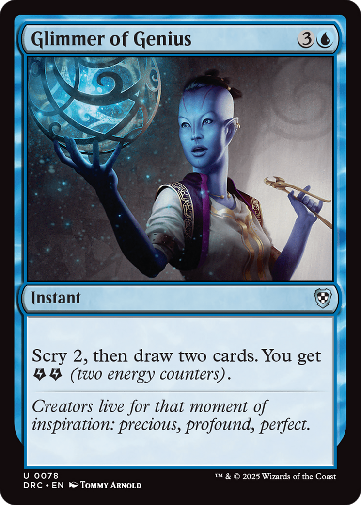 Glimmer of Genius [Aetherdrift Commander] | I Want That Stuff Brandon