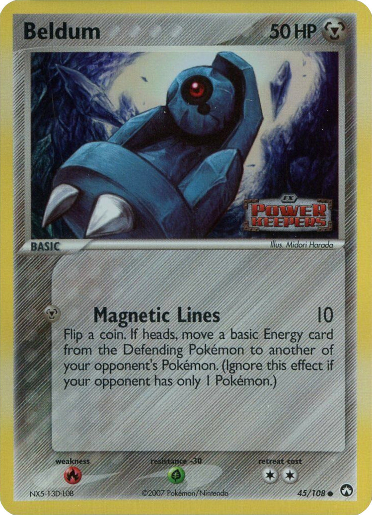 Beldum (45/108) (Stamped) [EX: Power Keepers] | I Want That Stuff Brandon
