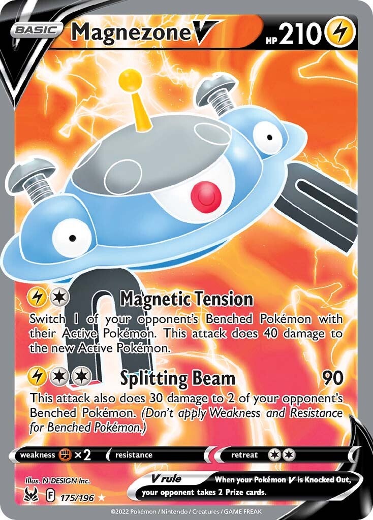 Magnezone V (175/196) [Sword & Shield: Lost Origin] | I Want That Stuff Brandon