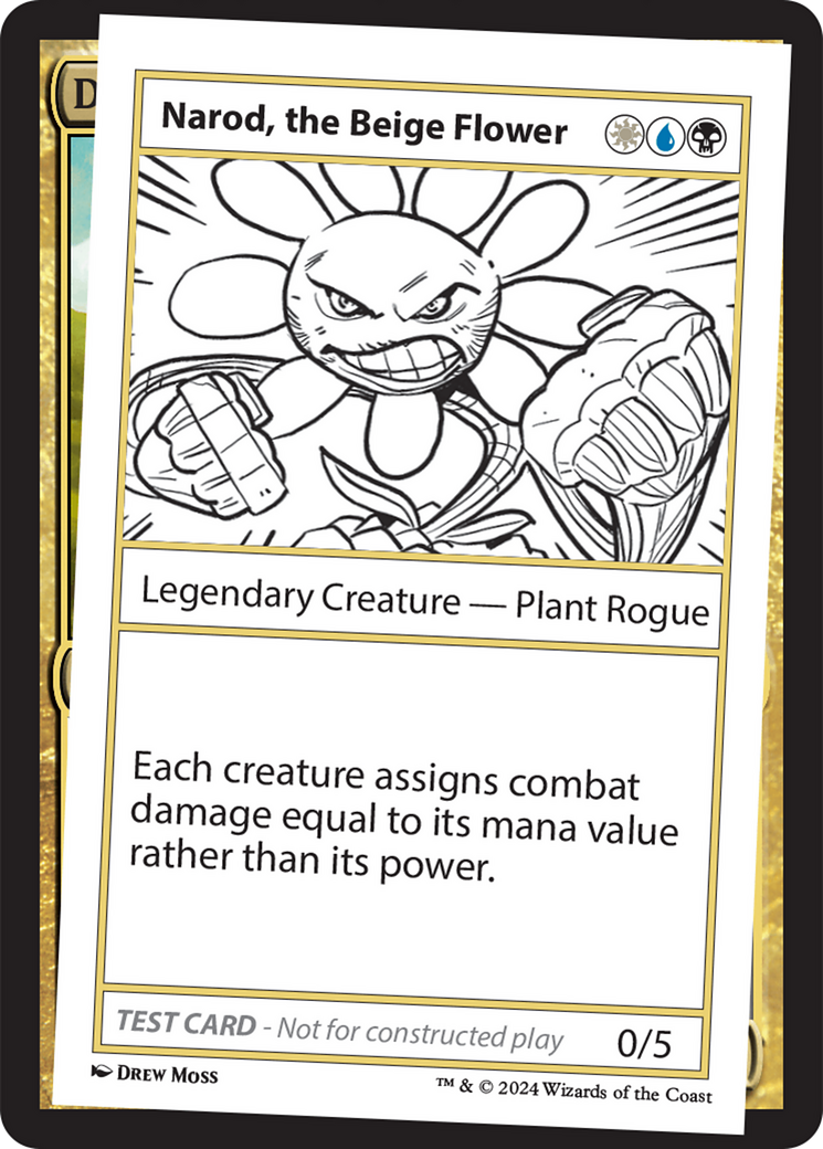 Narod, the Beige Flower [Mystery Booster 2 Playtest Cards] | I Want That Stuff Brandon