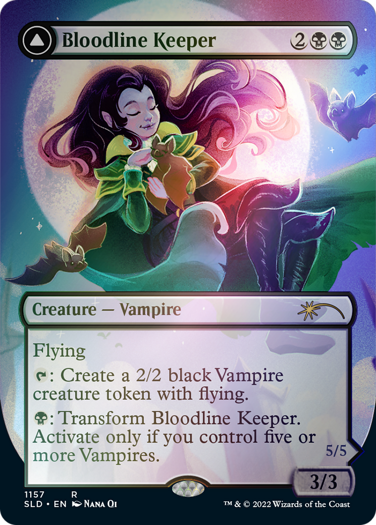 Bloodline Keeper // Lord of Lineage (Borderless) [Secret Lair: From Cute to Brute] | I Want That Stuff Brandon