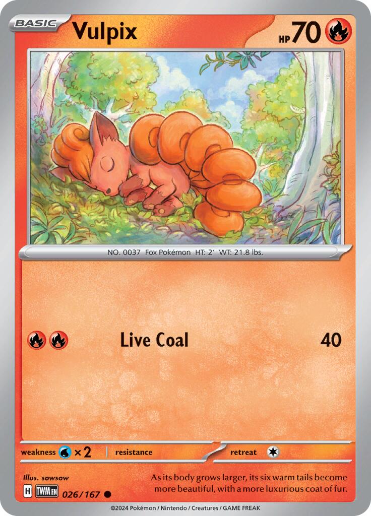 Vulpix (026/167) [Scarlet & Violet: Twilight Masquerade] | I Want That Stuff Brandon