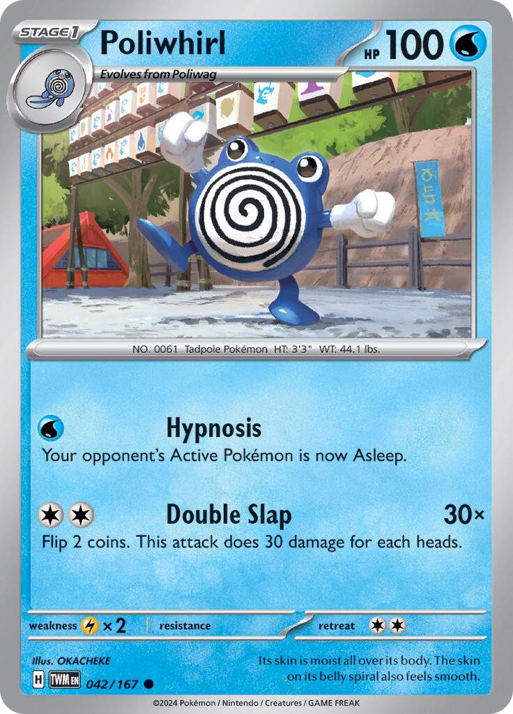 Poliwhirl (042/167) [Scarlet & Violet: Twilight Masquerade] | I Want That Stuff Brandon