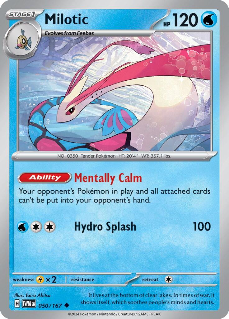 Milotic (050/167) [Scarlet & Violet: Twilight Masquerade] | I Want That Stuff Brandon