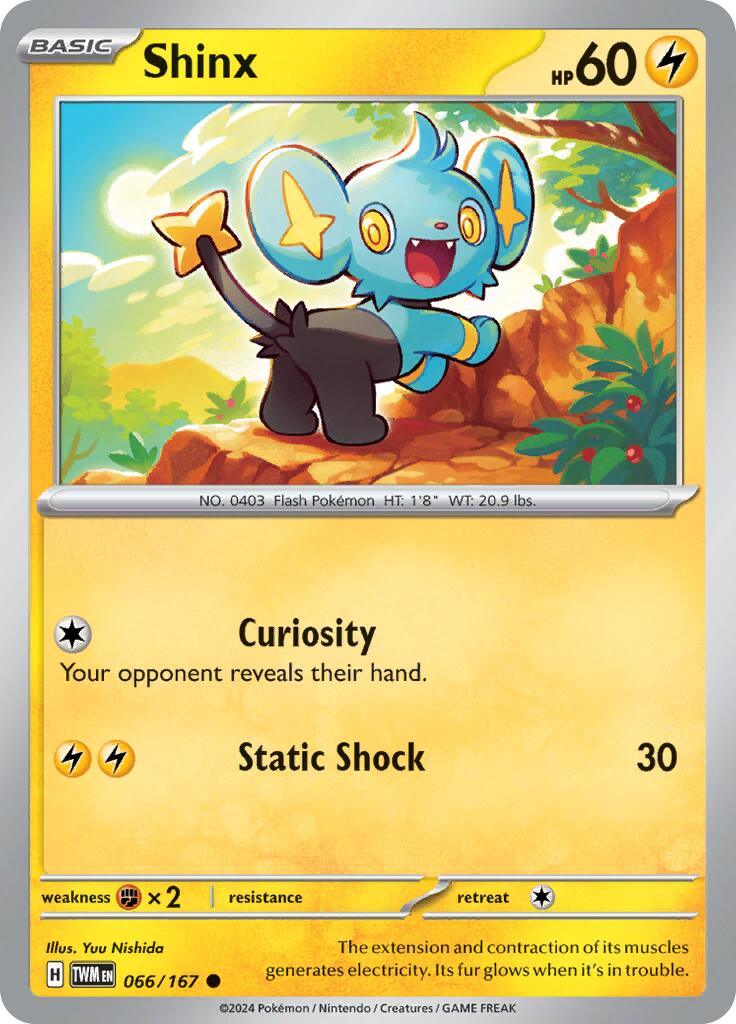 Shinx (066/167) [Scarlet & Violet: Twilight Masquerade] | I Want That Stuff Brandon