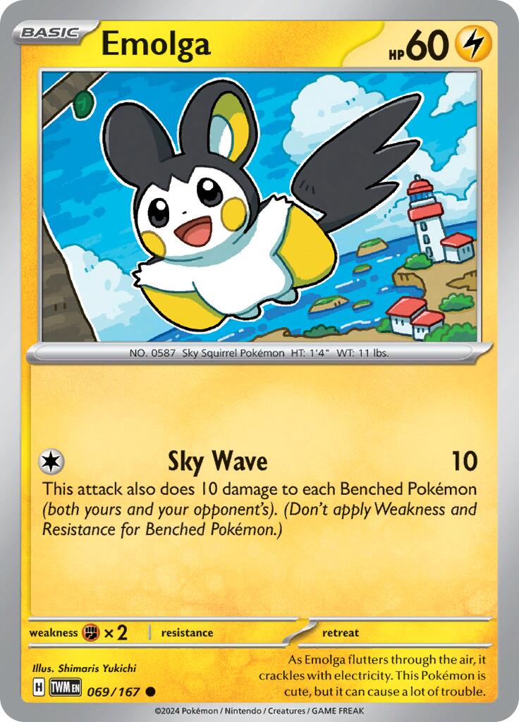 Emolga (069/167) [Scarlet & Violet: Twilight Masquerade] | I Want That Stuff Brandon